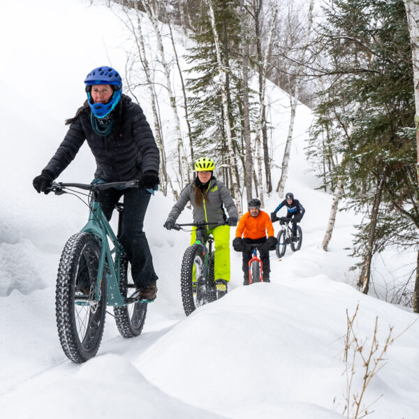 Iron range mountain top bike trails