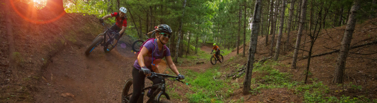 Cuyuna Mountain Biking Bobsled