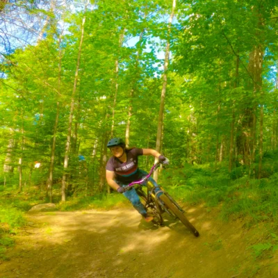 Tioga Recreation Area Mountain Biking with Ambassador Delle