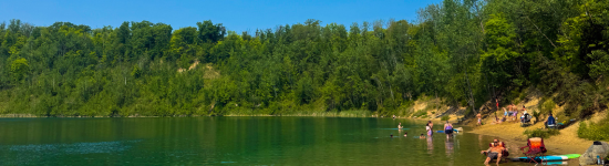 mountain biking swimming tioga