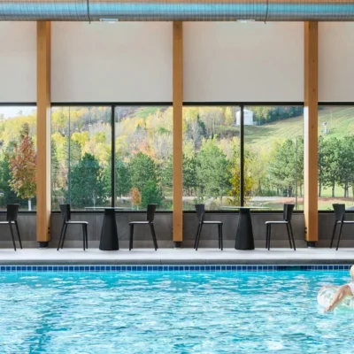 mountain biking swimming ride the range giants ridge pool and sauna haus