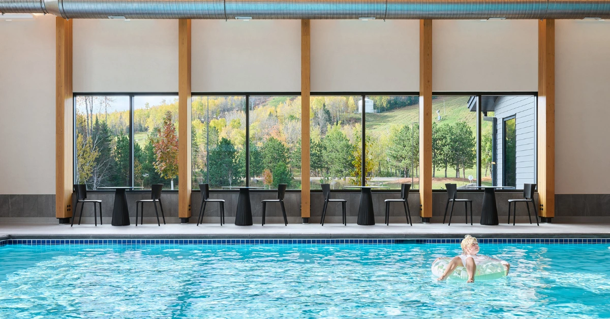 mountain biking swimming ride the range giants ridge pool and sauna haus